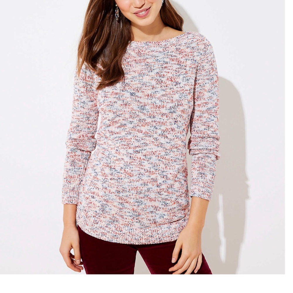 Loft textured tunic sweater